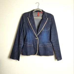 Koperhaus Women's Jeans Jacket Size L Blue Casual